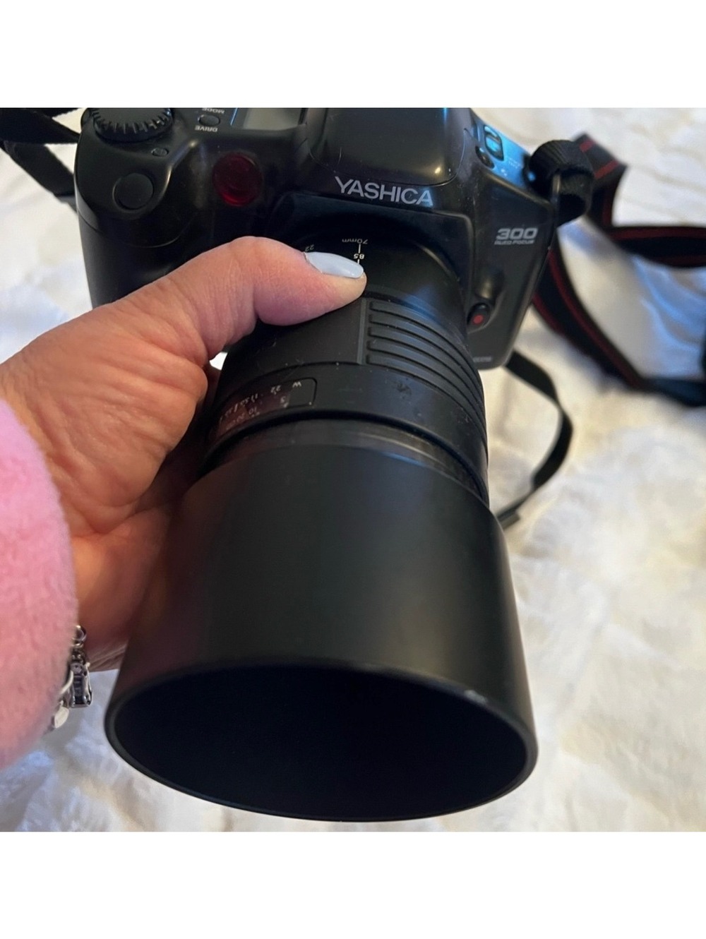 Vintage Yashica 300 Auto Focus Film Camera with Black lens case